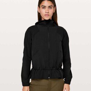 Lululemon Pack It Up Crinkle Nylon Hooded Jacket Size 6
